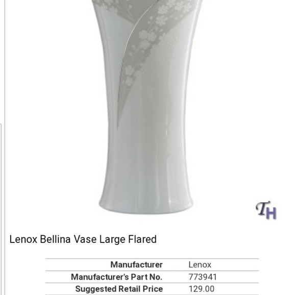 Lenox Bellina Flared Vase - Picture 3 of 5